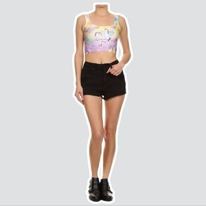Poprageous Pastel Kawaii S*x Crop Top